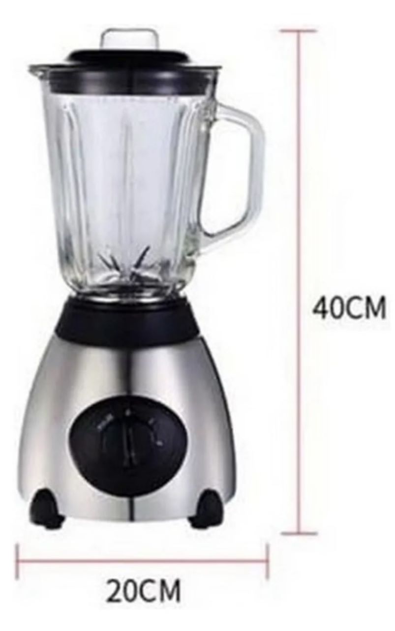 Licuadora 2 en 1 con Vaso de Vidrio Fly