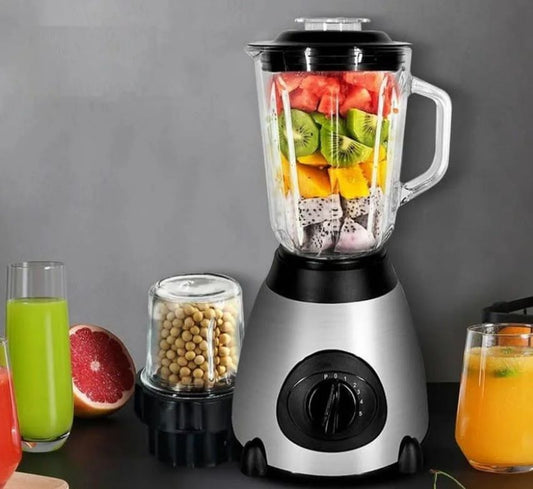 Licuadora 2 en 1 con Vaso de Vidrio Fly